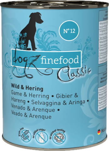 Dogz finefood 800g (bœuf, dinde et chèvre, agneau, gibier et hareng)